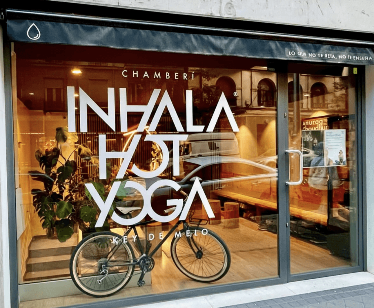 Reception and common area of Inhala Hot Yoga